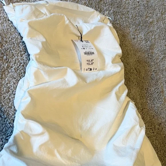 ZARA New Strapless White Dress - Picture 8 of 8